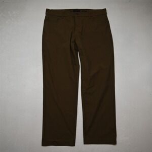 Marc Asher 36x30 Brown Performance Classic 5 Pocket Golf Mens Pants